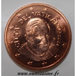 VATICAN - KM 377 - 5 CENTS 2009 - BENEDICT XVI