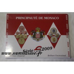 MONACO - EURO-KURSMÜNZENSÄTZE 2009