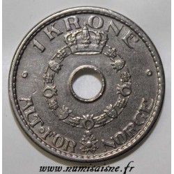 NORWAY- KM 385 - 1 KRONE 1951 - HAAKON VII