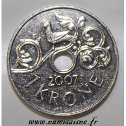 NORWAY - KM 462 - 1 KRONE 2007 - HARALD V