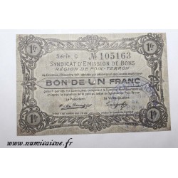 08 - POIX TERRON - BON DE 1 FRANC 1917 - DV