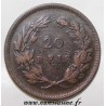 PORTUGAL - KM 533 - 20 REIS 1892 - CARLOS I (1891-1892)