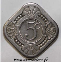 NIEDERLANDE - KM 153 - 5 CENTS 1940 - WILHELMINA (1890-1948)