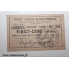 08 - RIMOGNE - BON DE 25 CENTIMES 1917 - DV