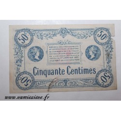 County 10 - TROYES - 50 CENTIMES 1921 - 01.01 - CHAMBER OF COMMERCE