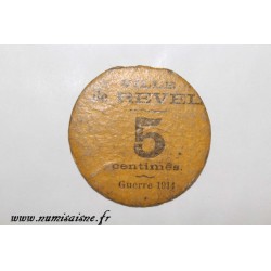 Komitat 31 - REVEL - 5 CENTIMES 1914