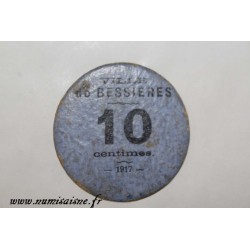 County 31 - BESSIERES - 10 CENTIMES 1917