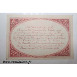 44 - NANTES - 50 CENTIMES 1924 - 31.12 - CHAMBRES DE COMMERCE - DV