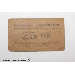 County 47 - MARMANDE - 25 CENTIMES