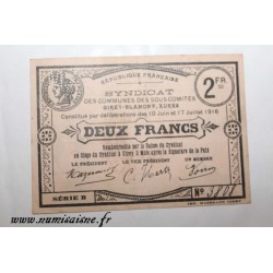 54 - CIREY - BLAMONT - XURES - 2 FRANCS 1916 - DV