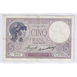 FAY 03/17 - 5 FRANCS VIOLET...