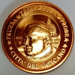 VATICAN - 5 EURO CENT 2004 - JEAN PAUL II - PROTOTYPE