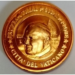 VATICAN - 1 EURO CENT 2004 - JEAN PAUL II - PROTOTYPE