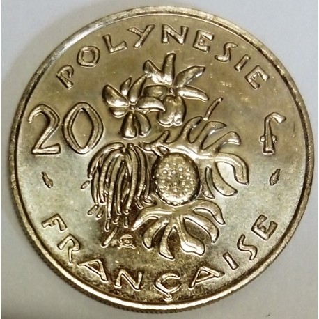 FRENCH POLYNESIA - KM 9 - 20 FRANCS 1993