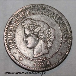 FRANKREICH - KM 821 - 5 CENTIMES 1894 - TYP CÉRÈS