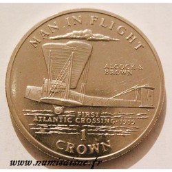 INSEL MAN -  KM 420 - 1 CROWN 1994 - ALCOCK & BRAUN