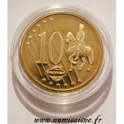 VATICAN - X Pn99 - 10 CENT 2007 - BENOIT XVI - ESSAI