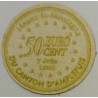 FRANCE - RHONE - 69 - AMPLEPUIS - EURO OF CITIES - 50 EURO CENT 1998 CARDBOARD