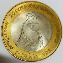 FRANKREICH - GARD - 30 - NIMES - EURO DER STÄDTE - 20 EURO 1998 - ALPHONSE DAUDET - ZIEGE