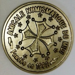 34 - HERAULT - SETE - ECU DE VILLE - 1995 - AMICALE NUMISMATIQUE DU MIDI - BATEAU