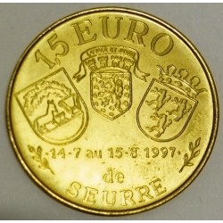 FRANKREICH - 21 - CÔTE D'OR - SEURRE - EURO DER STÄDTE - 1,5 EURO 1997 - MAISON DE BOSSUET