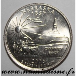 ETATS UNIS - KM 383 - 1/4 DOLLAR 2006 D - Denver - NEBRASKA