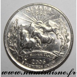 ETATS UNIS - KM 382 - 1/4 DOLLAR 2006 D - Denver - NEVADA