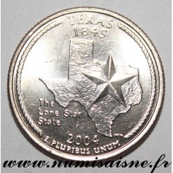 ETATS UNIS - KM 357 - 1/4 DOLLAR 2004 D - Denver - TEXAS