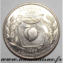 ÉTATS UNIS - KM 296 - 1/4 DOLLAR 1999 D - Denver - GEORGIE