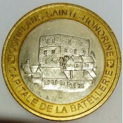 FRANCE - 78 - YVELINES - CONFLANS-SAINT-HONORINE - ECU CITIES - 10 ECUS 1995 - PENICHES GATHERING - MONTJOIE TOWER