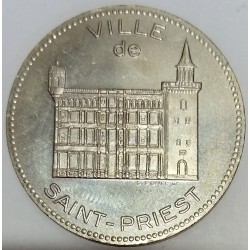 FRANCE - 69 - RHÔNE - SAINT-PRIEST - ECU OF CITY - 2 ECU 1994 - CASTLE - UNION OF TRADERS AND CRAFTSMEN