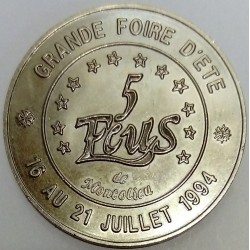 FRANKREICH - 11 - AUDE - MONTOLIEU - ECU DES VILLES - 5 ECUS 1994 - DORF DES BUCHES