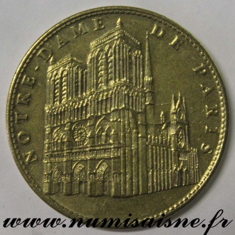 County 75 - CATHEDRAL NOTRE DAME OF PARIS - TOURIST TOKEN - 2007