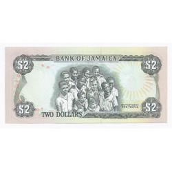 JAMAICA - PICK 69 e - 2 DOLLARS - 01/02/1993