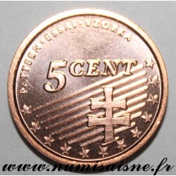 SLOVAQUIE - 5 CENT 2004 - ESSAI