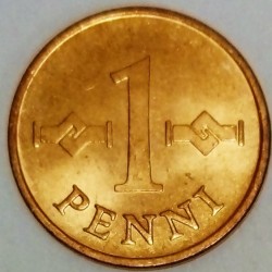 FINLAND - KM 44 - 1 PENNI - 1967