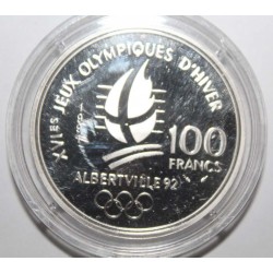 GADOURY 16 - 100 FRANCS 1991 - TYPE ALBERVILLE 1992 - SAUT À SKI - KM 995