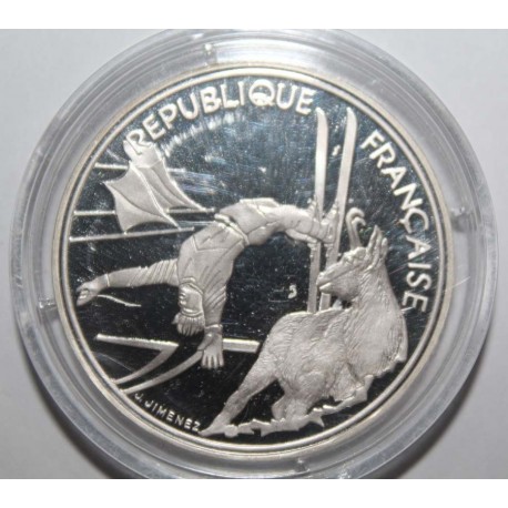 FRANKREICH - KM 983 - 100 FRANCS 1990 - TYP ALBERVILLE 1992 - AKROBATISCHES SKIFAHREN