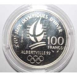 GADOURY 7 - 100 FRANCS 1990 - TYPE ALBERVILLE 1992 - BOBSLEIGH - LUGE - KM 981