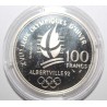 GADOURY 7 - 100 FRANCS 1990 - TYPE ALBERVILLE 1992 - BOBSLEIGH - LUGE - KM 981