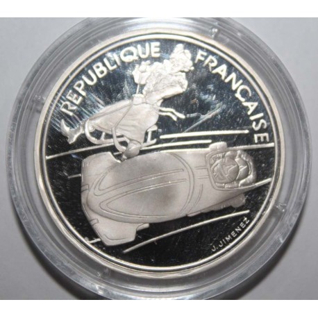 GADOURY 7 - 100 FRANCS 1990 - TYPE ALBERVILLE 1992 - BOBSLEIGH - LUGE - KM 981