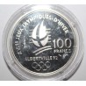 FRANKREICH - KM 971 - 100 FRANCS 1989 - TYP ALBERVILLE 1992 - ALPINES SKIFAHREN