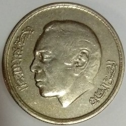 MAROC - Y 63 - 1 DIRHAM 1974 (AH 1394) - HASSAN II