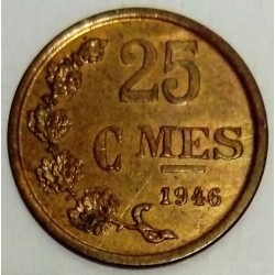 LUXEMBURG - KM 45 - 25 CENTIMES 1946