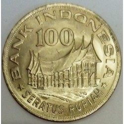 INDONESIEN - KM 42 - 100 RUPIAH 1978 - 100 RUPIAH 1978 - FERETS - TRADITIONELLE HÄUSER