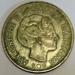 DANEMARK - KM 863.1 - 5 KRONER 1976 - MARGRETHE II