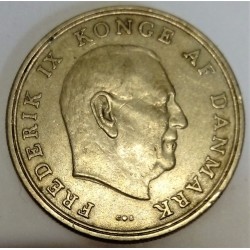 DANEMARK - KM 853.1 - 5 KRONER 1961 - FREDERIK IX