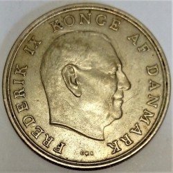 DANEMARK - KM 853.1 - 5 KRONER 1968 - FREDERIK IX