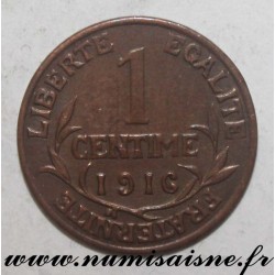 FRANCE - KM 840 - 1 CENTIME 1916 - TYPE DUPUIS