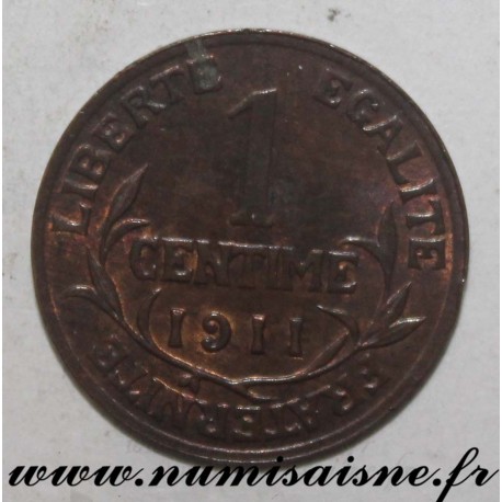 GADOURY 90 - 1 CENTIME 1911 - TYPE DUPUIS - KM 840